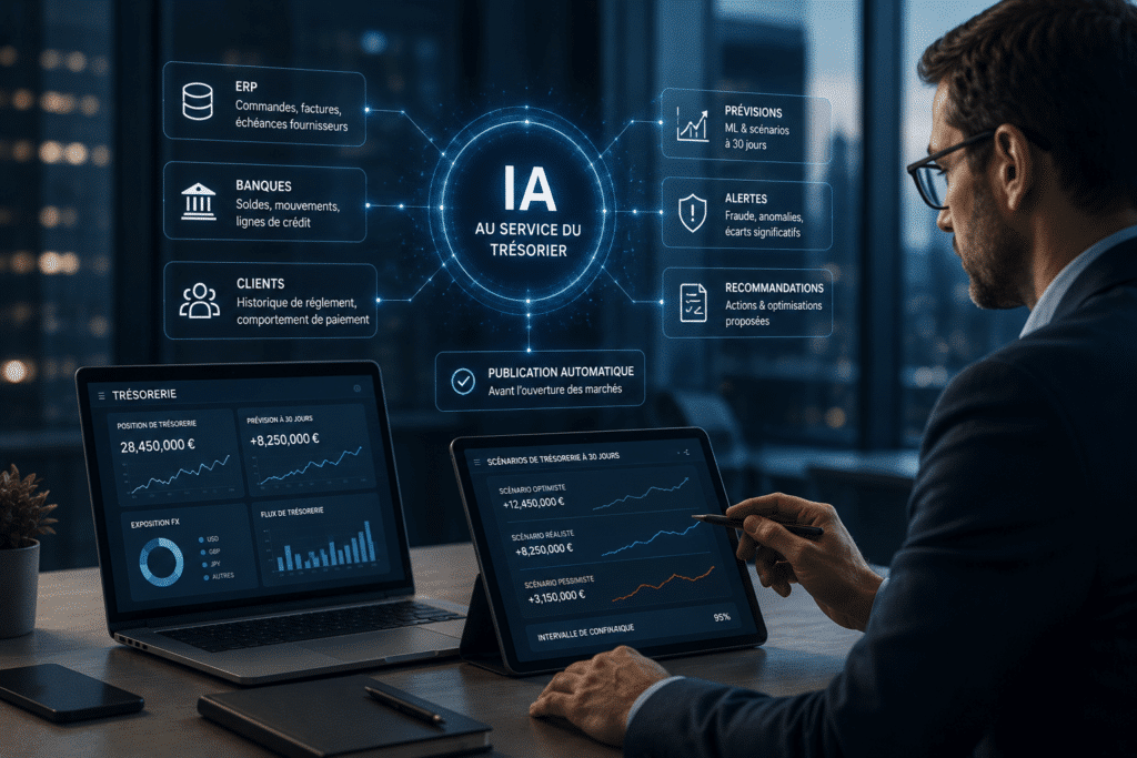 AI in treasury management: trends, use cases and the treasurer's typical day